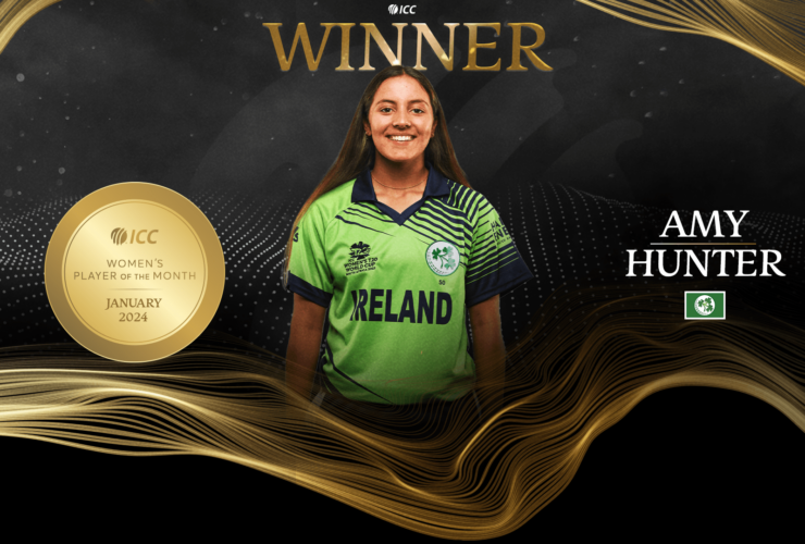 Amy Hunter: ICC's Top Women's Player of January 2024!