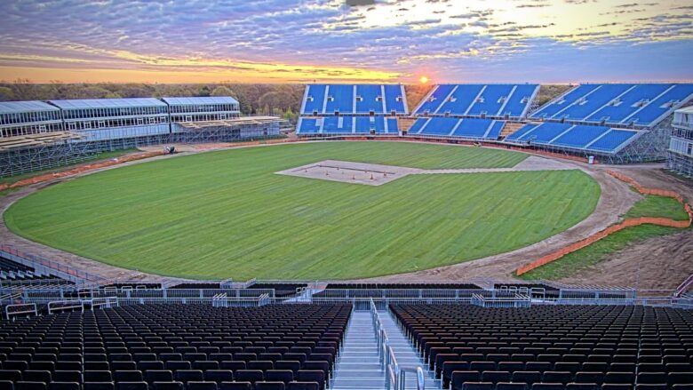 Unveiling Nassau County's Cricket Stadium's Remarkable Progress!