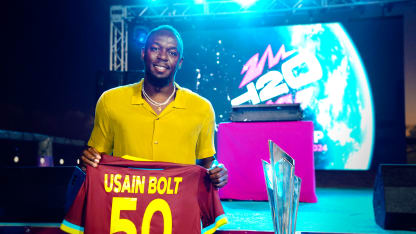B-roll of Usain Bolt ahead of ICC Men’s T20 World Cup 2024.