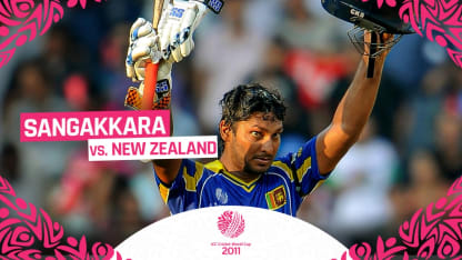 CWC11: A sizzling Sangakkara century