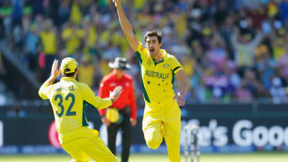 Starc's exceptional yorker in 2015 World Cup