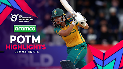 Jemma Botha sets tone with bat | Aramco POTM Highlights | U19WC 2025