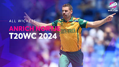 Every Anrich Nortje wicket at T20 World Cup 2024